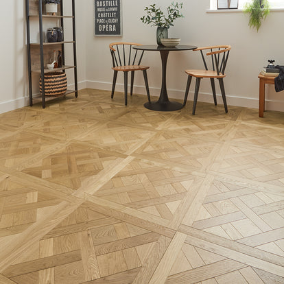 Chateau Oak 15mm Engineerd Wood Versailles Tiles- Natural Oak