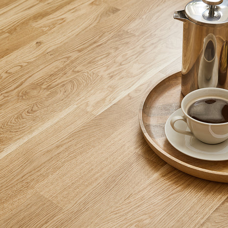 Balaton 14mm Lacquered Engineered Wood Flooring - Prime Oak-SAMPLE