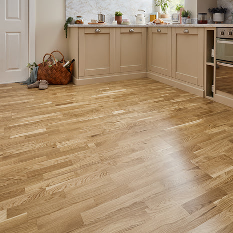 Balaton 14mm Lacquered Engineered Wood Flooring - Prime Oak-SAMPLE