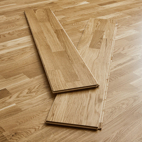 Balaton 14mm Lacquered Engineered Wood Flooring - Prime Oak-SAMPLE