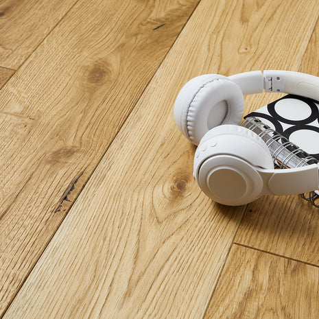 Garda 14mm Brushed & Oiled Engineered Wood Flooring - Natural French Oak