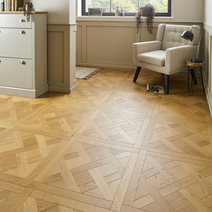Chateau Oak 15mm Engineerd Wood Versailles Tiles - Golden Oak