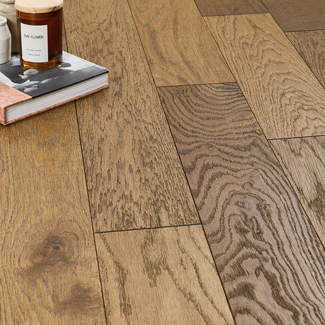 Geneva 14mm Oiled Engineered Wood Flooring - Shore Rustic Oak-SAMPLE