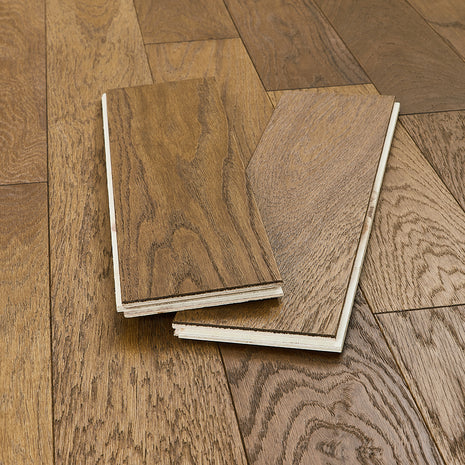 Geneva 14mm Oiled Engineered Wood Flooring - Shore Rustic Oak-SAMPLE