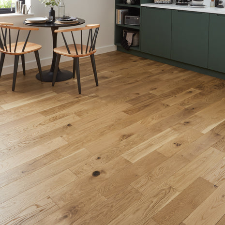 Lucerne 10mm Lacquered Engineered Wood Flooring - County Oak-SAMPLE