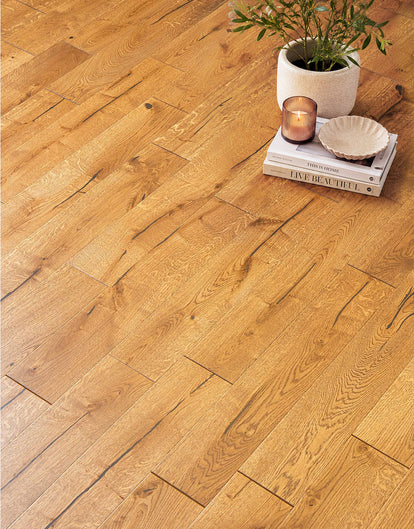 Elterwater Classic 14mm Rustic Engineered Wood Flooring - Toffee Oak
