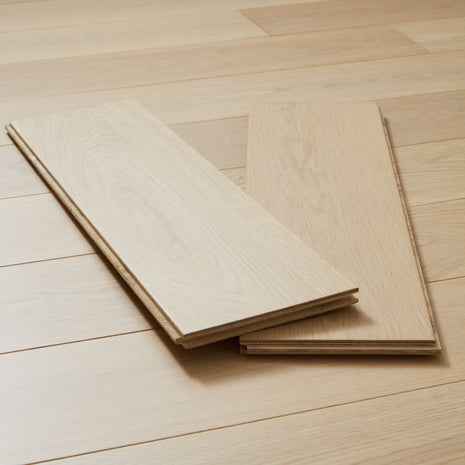 Malaren 14mm Lacquered Engineered Wood Flooring - Honey Oak-SAMPLE
