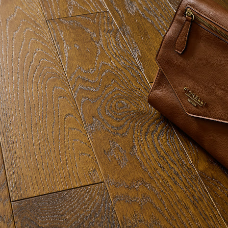 Geneva 14mm Oiled Engineered Wood Flooring - Authentic Dark Oak