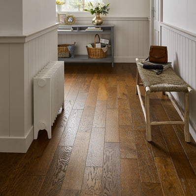 Geneva 14mm Oiled Engineered Wood Flooring - Authentic Dark Oak