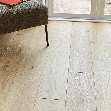 Bolsena Vanilla Brushed & Oiled Engineered Wood Flooring-SAMPLE