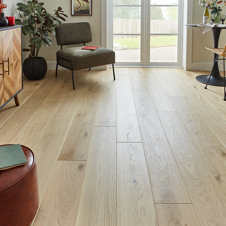 Bolsena Vanilla Brushed & Oiled Engineered Wood Flooring-SAMPLE