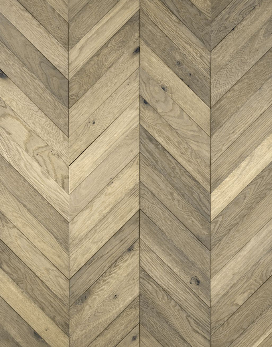 Constance 14mm Oiled Chevron Engineered Wood Flooring -  Honeycomb Oak