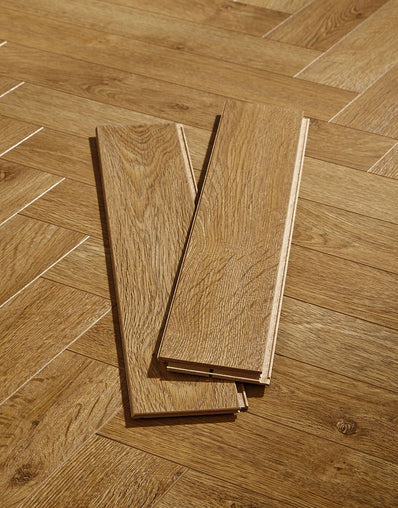 Berry Alloc Thirlmere Herringbone 8mm Laminate Flooring - Gastro Oak