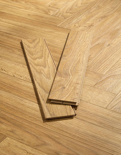 Berry Alloc Thirlmere Herringbone 8mm Laminate Flooring - Auckland Oak