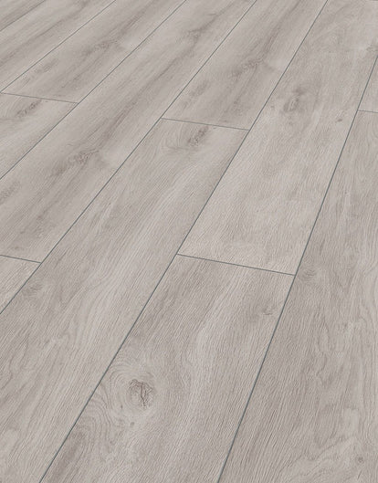Kronotex Derwent 8mm Laminate Flooring - Authentic Grey