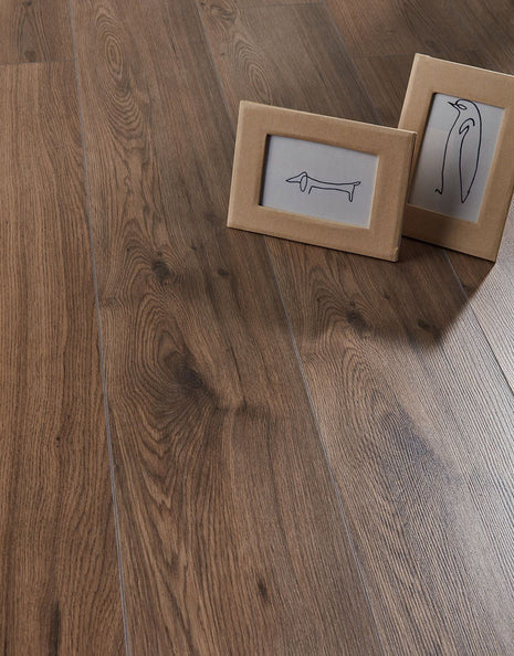 Kronotex Derwent 8mm Laminate Flooring - Millenium Oak-SAMPLE