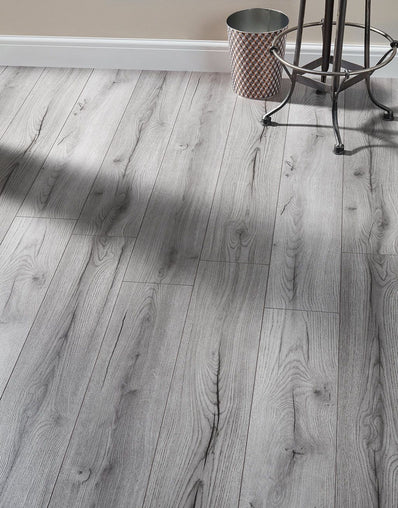 Kronotex Derwent 8mm Laminate Flooring -Grey Century Oak
