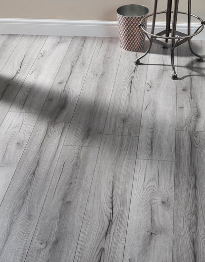Kronotex Derwent 8mm Laminate Flooring -Grey Century Oak