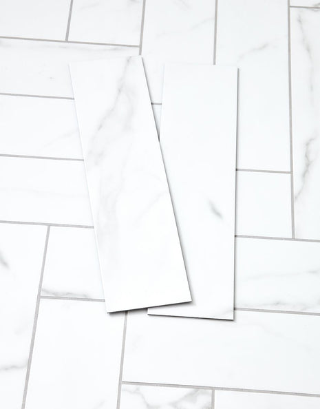 Asenso Heritage Herringbone   Frosted Marble-SAMPLE