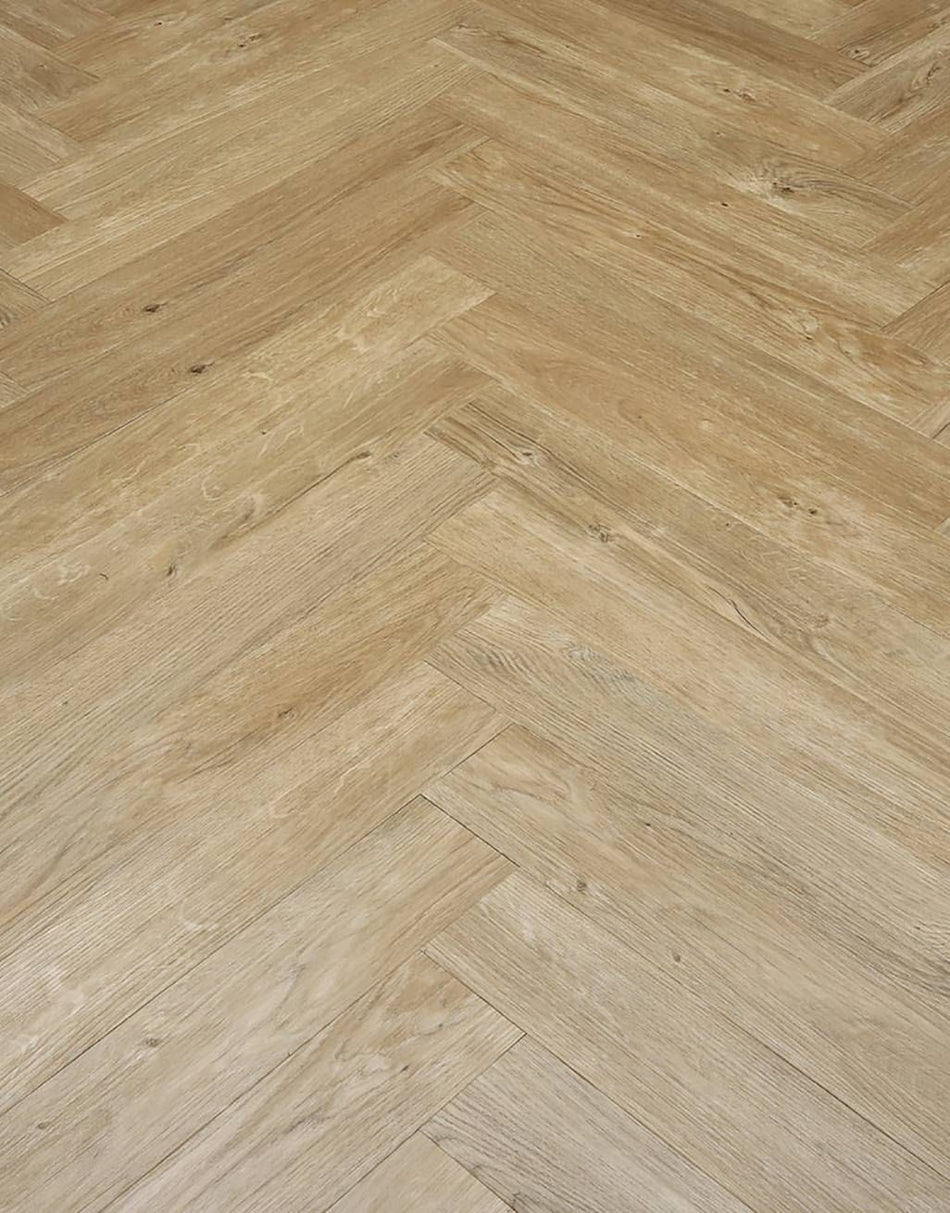 Hellvellyn Luxury Vinyl Herringbone - Natural Oak