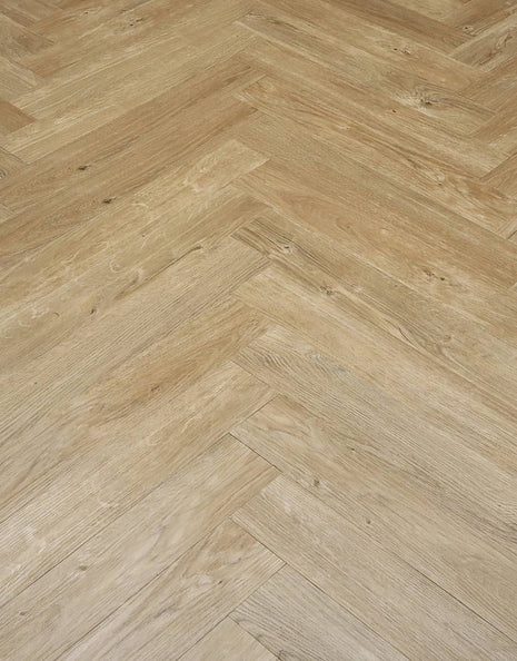 Hellvellyn Luxury Vinyl Herringbone - Natural Oak-SAMPLE