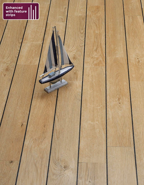 Hellvellyn Luxury Vinyl Herringbone - Natural Oak-SAMPLE