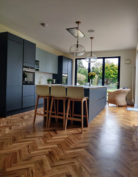 Maggiore 21mm Solid Wood Parquet Flooring - Unfinished Rustic Oak-SAMPLE