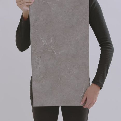 Longlands 5.2mm SPC Tile - Quartz Grey