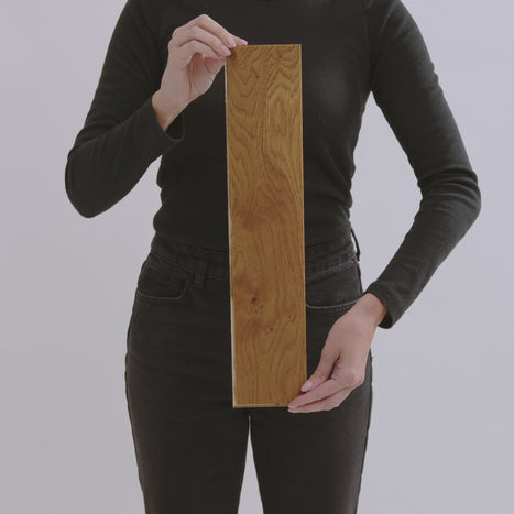 Nordic Herringbone 12mm Engineered Wood Flooring - Brushed Smoked Stained Lacquer