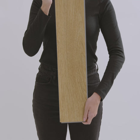 Scafell 5.2mm SPC Herringbone Flooring  -  Herringbone Natural Oak