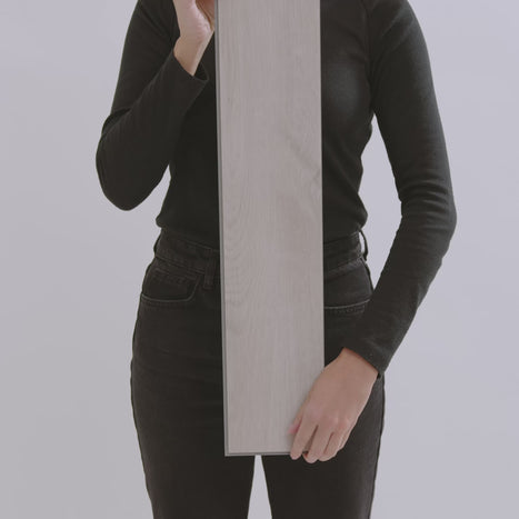 Scafell 5.2mm SPC Herringbone Flooring - Pewter Light Oak