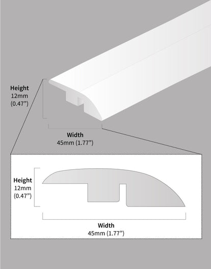 FC41 - 900mm Ramp Profile - Dark Oak