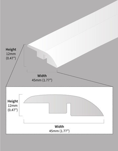 FC41 - 900mm Ramp Profile - Dark Oak