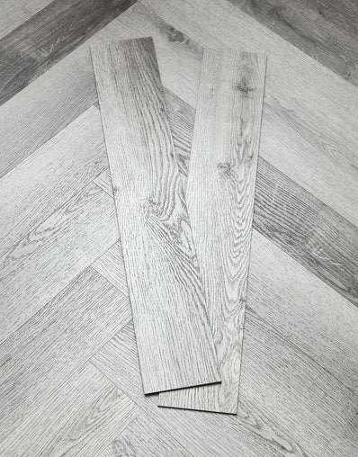 Asenso Artisan Herringbone - Driftwood Grey Oak