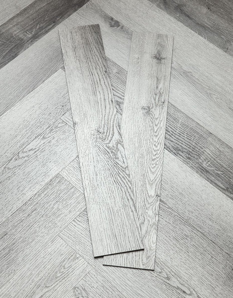 Asenso Artisan Herringbone - Driftwood Grey Oak-SAMPLE