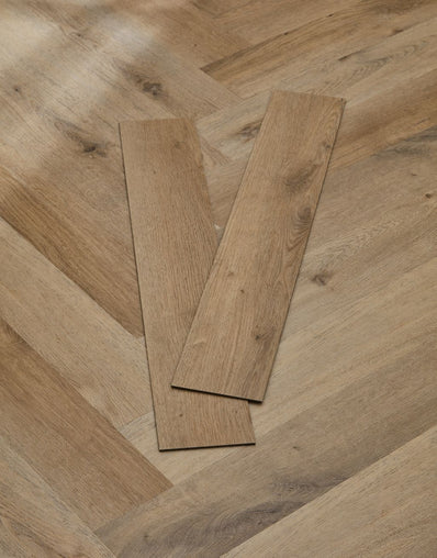 Asenso Artisan Herringbone - Natural English Oak