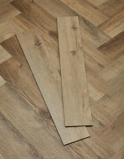 Asenso Artisan Herringbone - Light Vanilla Oak