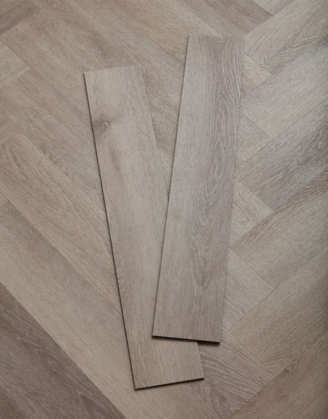Asenso Artisan Herringbone - Latte Oak