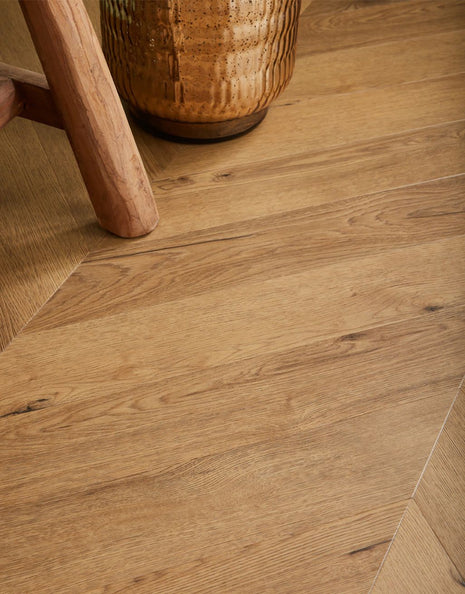 Asenso Signature Chevron - Natural Honey Oak-SAMPLE