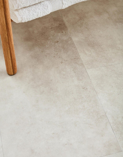 Serenity Silver Moon Rectangle LVT Tile | Stone-Effect Vinyl Flooring