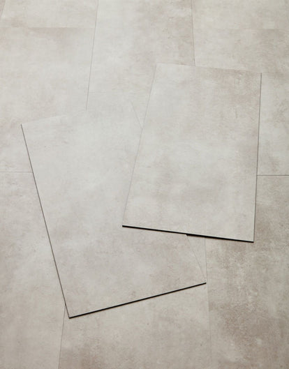 Serenity Silver Moon Rectangle LVT Tile | Stone-Effect Vinyl Flooring