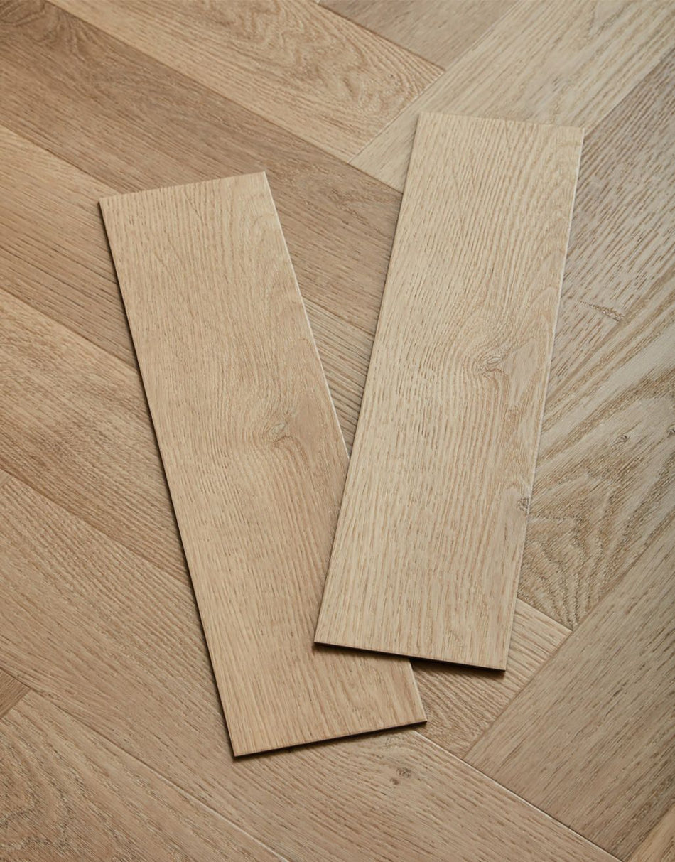 Asenso Signature Herringbone - Oyster Oak