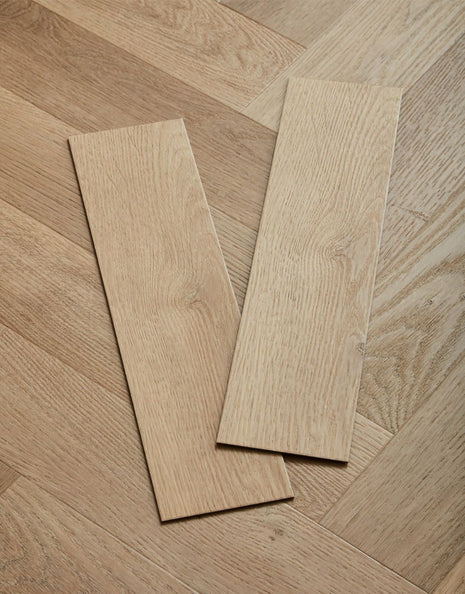 Asenso Signature Herringbone - Oyster Oak-SAMPLE