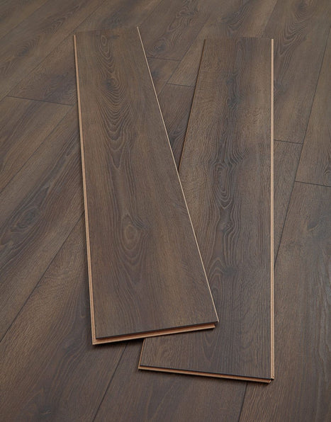 Grisedale 8mm Laminate Flooring - Dark Oak
