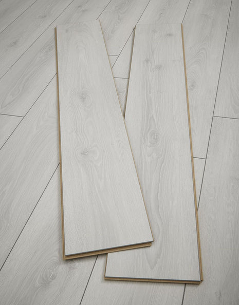 Grisedale 8mm Laminate Flooring - Light Grey
