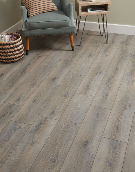 Grisedale 8mm Laminate Flooring - Fossil Oak