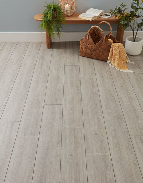Ullswater 12mm Laminate Flooring - Fossil Grey-SAMPLE