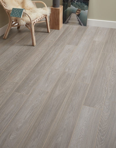 Ullswater 12mm Laminate Flooring - Spanish Grey-SAMPLE