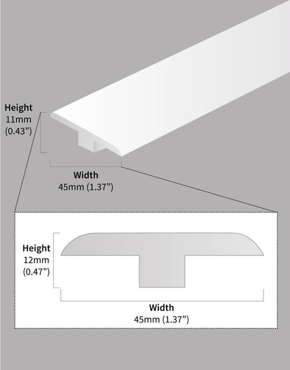 FC41 900mm T-Profile - Dark Oak
