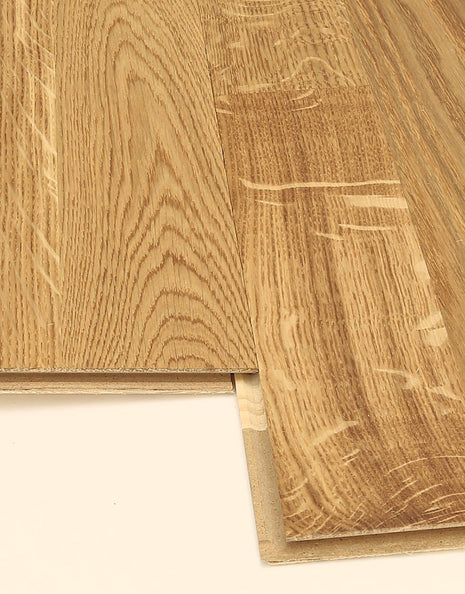 Balaton 14mm Lacquered Engineered Wood Flooring - Prime Oak-SAMPLE